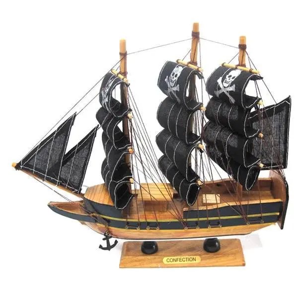 Wooden Ships Marine Wood Boat Sailing Ship Nautical Decor Home Crafts Decorative Models Red 89857 1