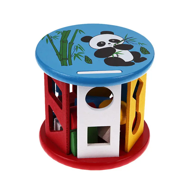 Wooden Toys Colorful Pa Wooden Box Shape Puzzle Jigsaw Toy Educational Toys For Children 1