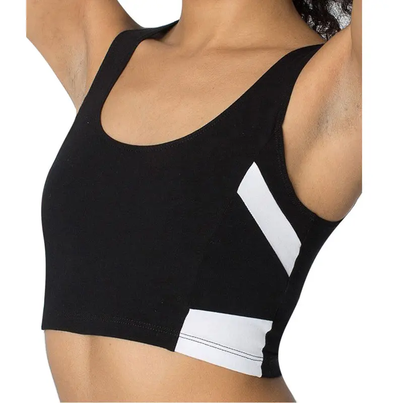 Workout Casuals Crop Tops Women's Comfort Casuals Vest Splice Tank Top For 1