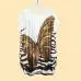 Workwears Casual Women Tees Butterfly Print Chiffon Top T Shirts Women Clothing 3