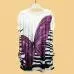 Workwears Casual Women Tees Butterfly Print Chiffon Top T Shirts Women Clothing 4