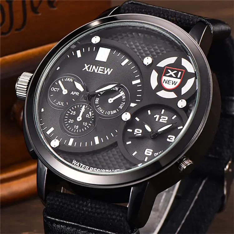 Xi 30M Waterproof Men's Military Luxury Watch Sport Analog Quartz Mens Wristwatch Luxury Relogio Masculino 1