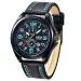 Xi Men Watch Top Luxury Military Army Business Clock Relogio Masculino Pu Leather Band Quartz Date Watches 1