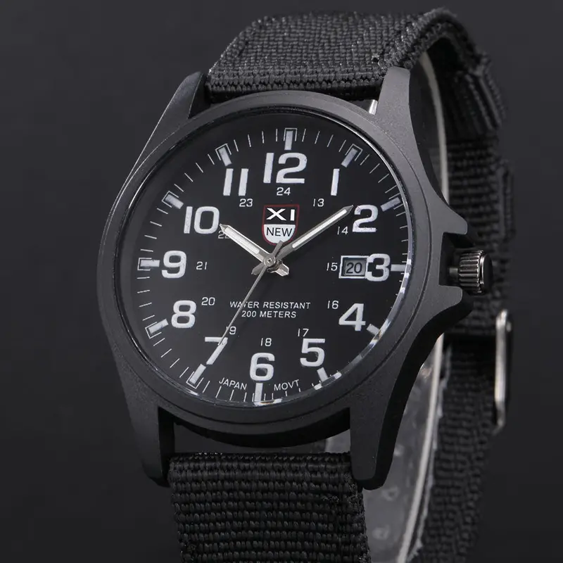Xi Men Watches Outdoor Business Famous Watches Date Stainless Steel Military Sports Army Watch Relojes Hombre 1
