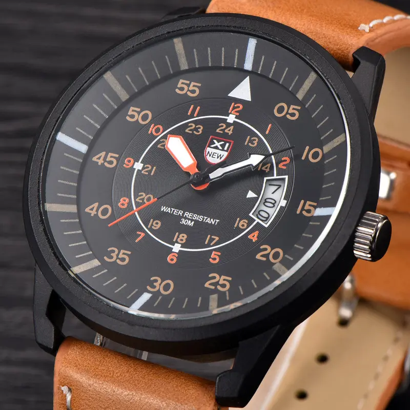 Xi Mens Watches Top Luxury Military Waterproof Date Men's Quartz Wrist Watches Army Men Watch Relogio Masculino 2
