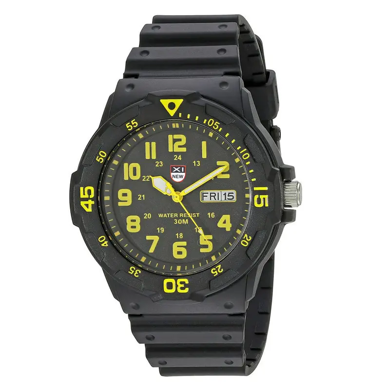 Xi Quartz Watch Top Luxury Relogio Masculino Men Military Army Date Business Resin Strap Analog Wrist Watches 4