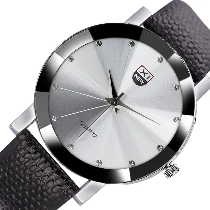 Xi Relogio Masculino Top Luxury Quartz Watch Military Army Men Clock Hour Silver Dial Analog Wristwatch 5