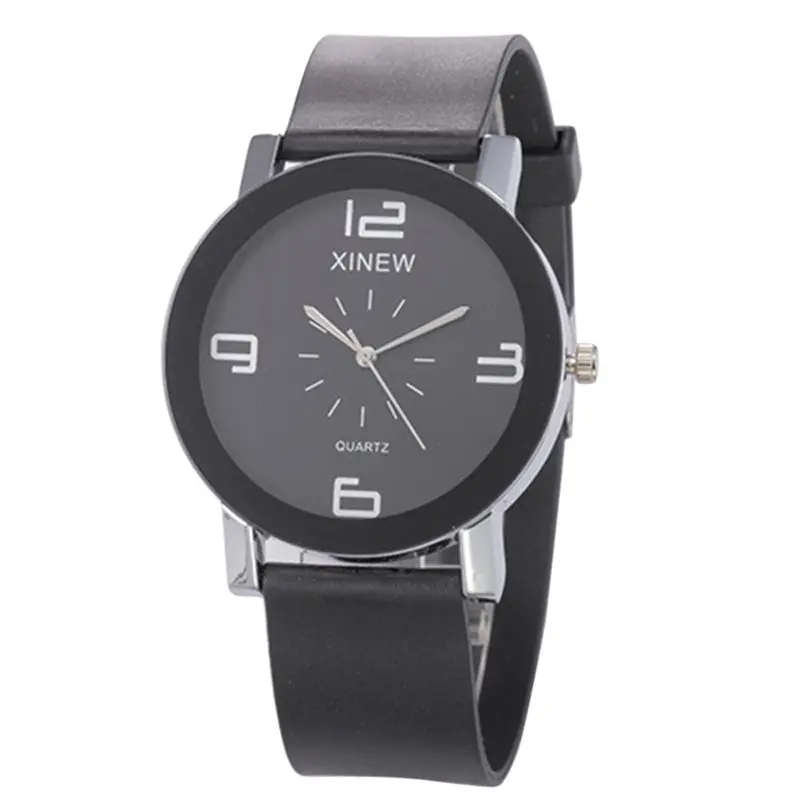 Xi Top Luxury Quartz Watch Military Army Business Relogio Masculino Clock Men Dial Hour Pu Strap Round Case Watches 1