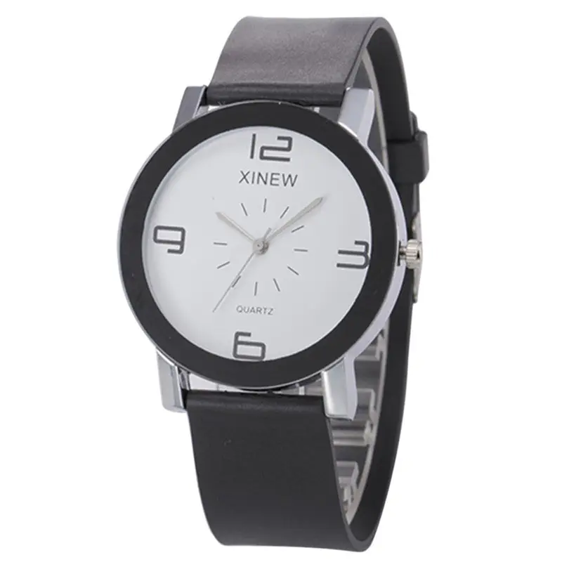Xi Top Luxury Quartz Watch Military Army Business Relogio Masculino Clock Men Dial Hour Pu Strap Round Case Watches 2