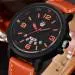 Xi Watch Men Relogio Masculino Top Luxury Military Army Pu Leather Band Analog Quartz Business Date Clock 2