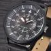 Xi Watch Men Relogio Masculino Top Luxury Military Army Pu Leather Big Dial Analog Quartz Date Clock 1