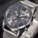 Xi Watches Men Top Luxury Military Army Gold Clock Relogio Masculino Date Analog Stainless Steel Mesh Band Watch 3