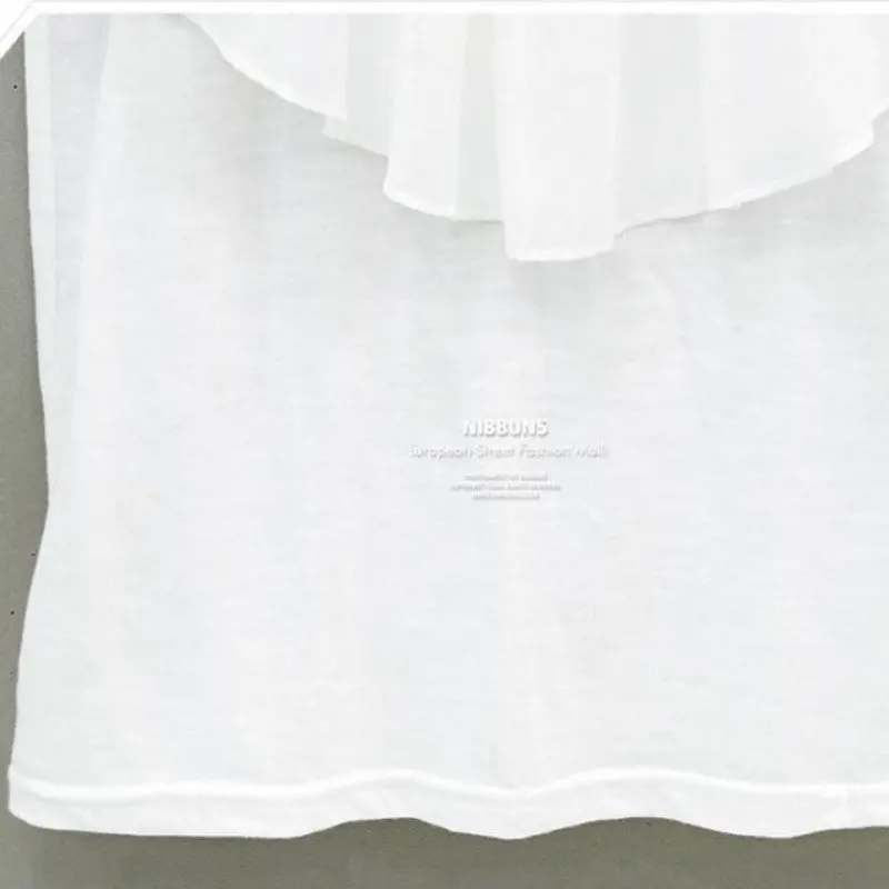 Xl-5Xl Big Sized Cold Shoulder Tops Casual Ruffle Off Shoulder T Shirt Black White Tee Shirt Femme Plus Size Top Tees 7