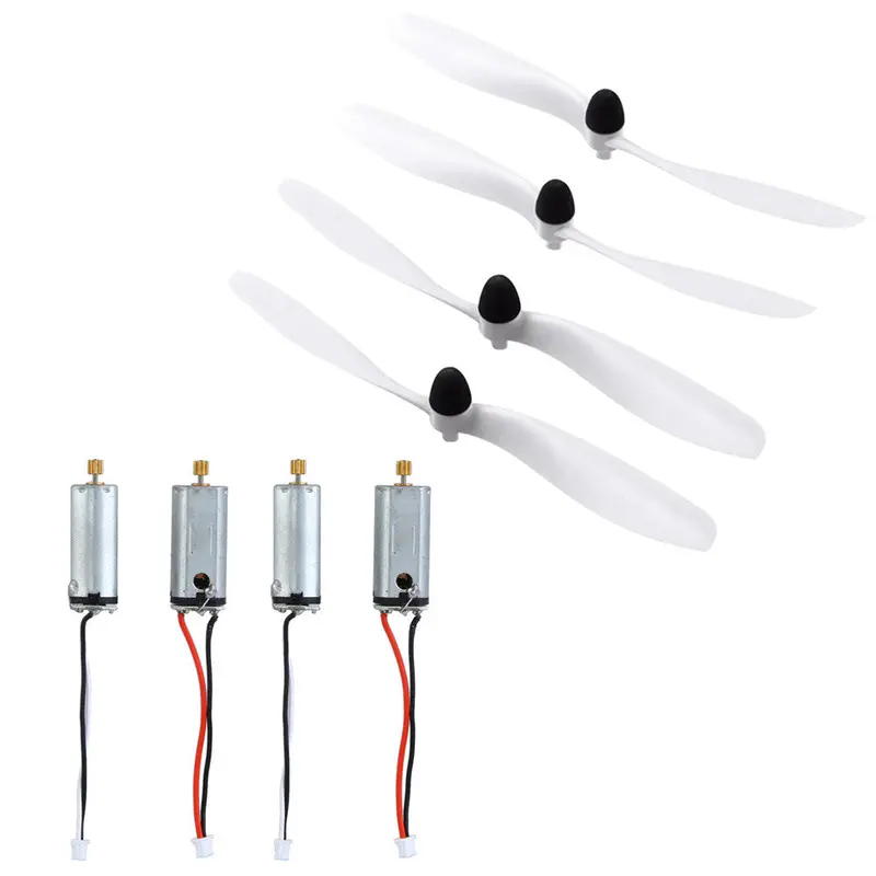 Yizhan Tarantula X6 Jjrc H16 Spare Parts Cw / Ccw Motor 4Pcs Motor + 4Pcs Propeller For Rc Drone Toys 1