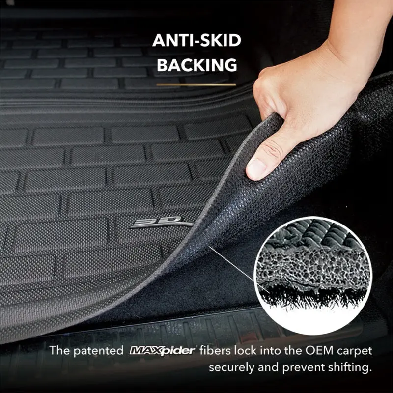 3D Maxpider Kagu Cargo Liner For 2024+ Tesla Model 3 – Rear Trunk Protection, Black 1