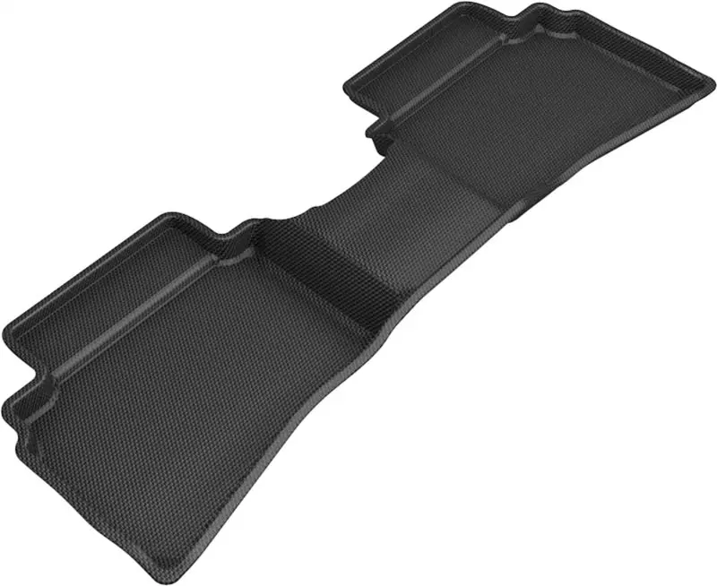 3D Maxpider Kagu-Style 2Nd Row Floor Mats – Black, Designed For 2020–2021 Hyundai Venue 1