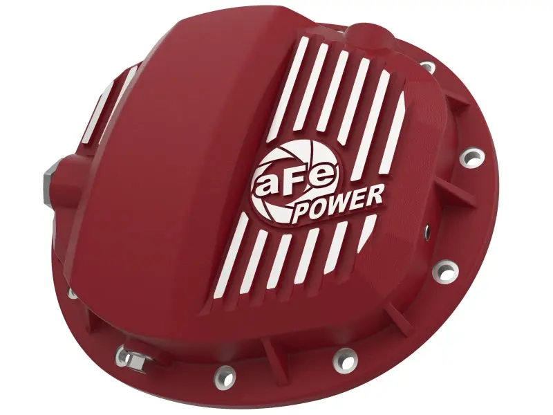 Afe Pro Series Gmch 9.5 Rear Diff Cover Red W/ Machined Fins 19-20 Gm Silverado/Sierra 1500 1