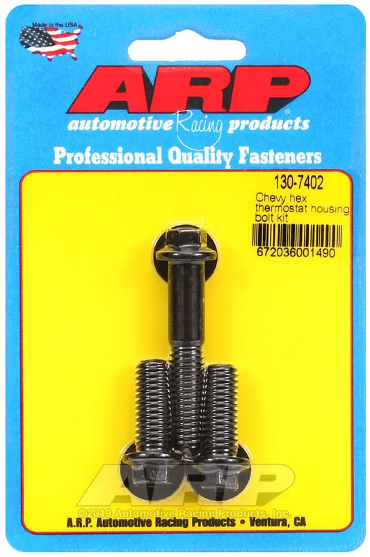 Arp Chevrolet Hex-Head Thermostat Housing Bolt Kit – Precision-Machined Stainless Steel 1