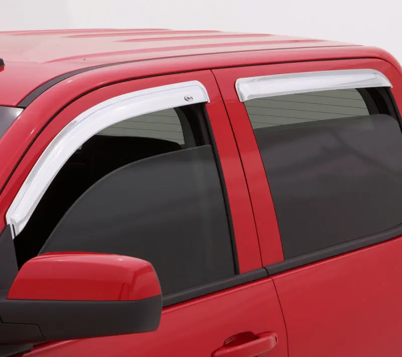 Avs Chrome Ventvisor Window Deflectors For 2007–2018 Jeep Patriot – Front & Rear (4-Piece) 1