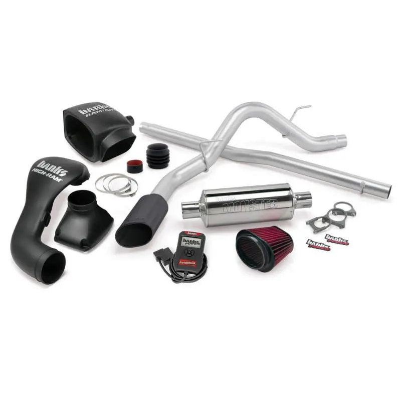 Banks Power Stinger Exhaust System For 2004–2008 Ford F-150 5.4L – Stainless Steel Single Exit With Black Tip 1