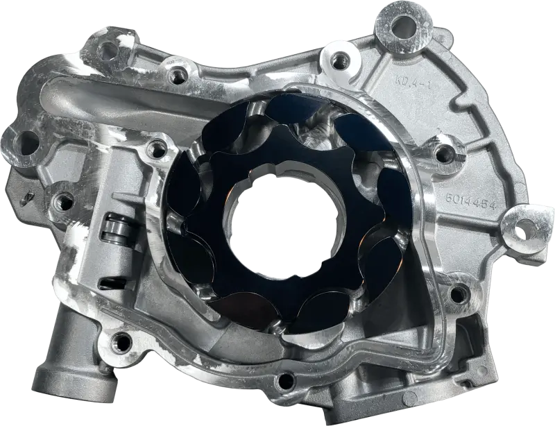 Boundary Billet Oil Pump Assembly For 2024+ Ford Coyote V8 — Gear-Vane Ported & Treated With Cnc-Machined Back Plate 1