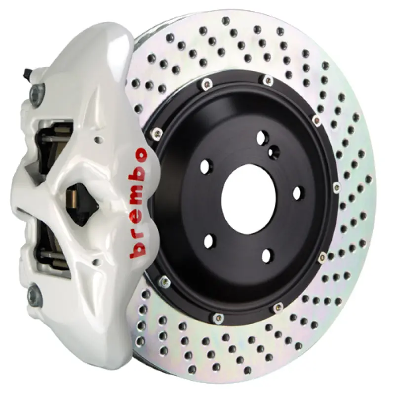 Brembo Gt Big Brake Kit – Rear, 4-Piston Calipers With Drilled 380X28Mm Two-Piece Rotors For 2015–2017 Ford F-150 (Non-Raptor) 1