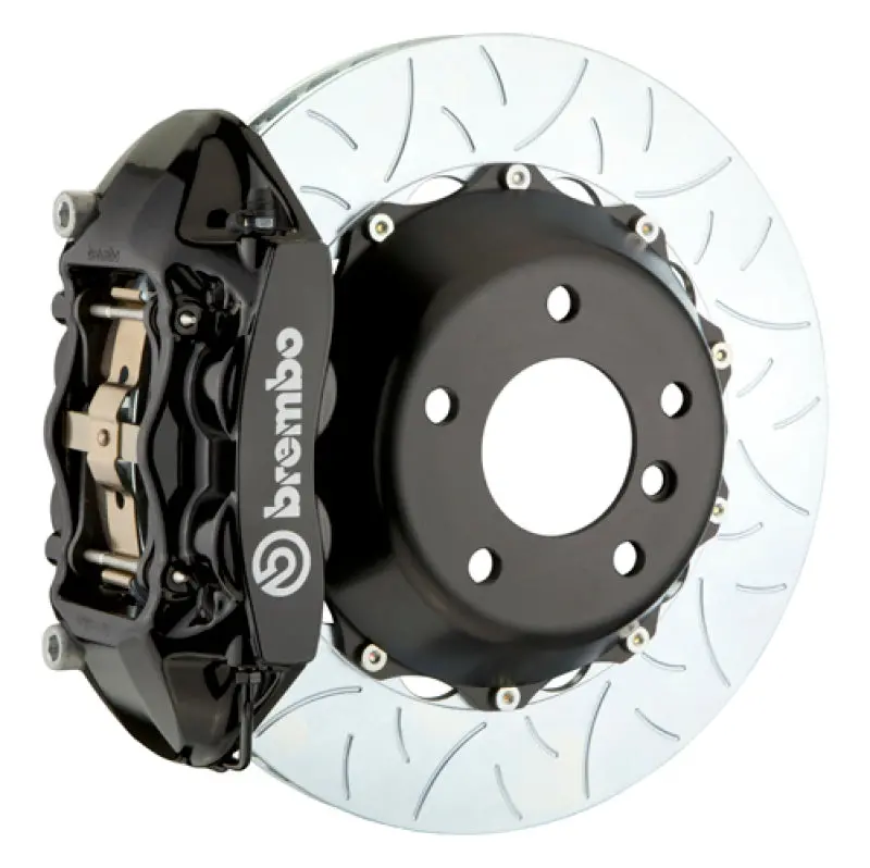 Brembo Rear Big Brake Kit For 2003–2009 Mercedes-Benz E55 Amg – 4-Piston Calipers, 380X28Mm Two-Piece Slotted Rotors, Type 3 Black Finish 1