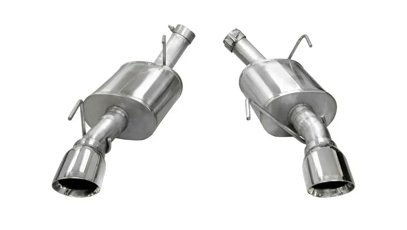 Corsa Xtreme Axle-Back Exhaust System For 2005–2010 Ford Mustang Shelby Gt500 – 5.4L V8, Polished Stainless Steel 1