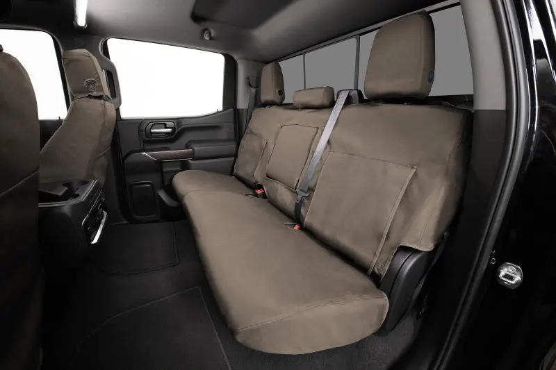 Covercraft Waterproof Polyester Seat Covers For 2003–2006 Chevrolet – Custom-Fit Front Row, Taupe 1