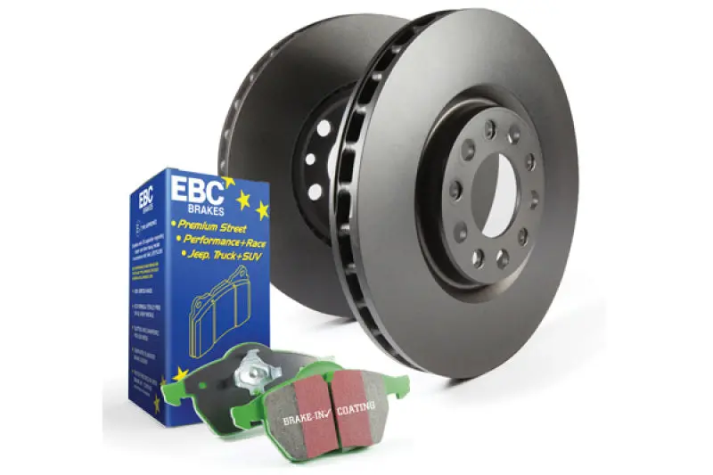 Ebc Greenstuff S14 Brake Kit – Performance Pads & Rk Slotted Rotors 1