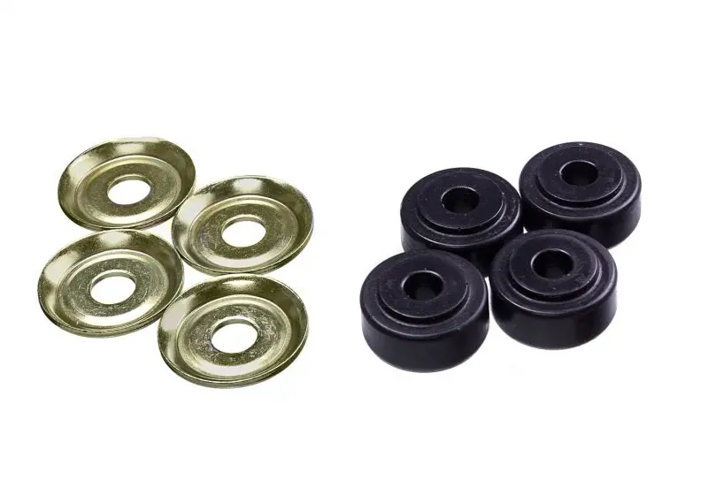 Energy Suspension Black Shock Tower Bushing Set — 7/8" Nipple, 3/8" Id, 1-1/4" Od 1