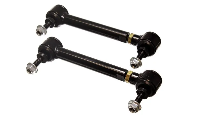 Energy Suspension Universal Adjustable End Link Set — Black Pivot Style, 6.75" To 7.75" Length Range 1