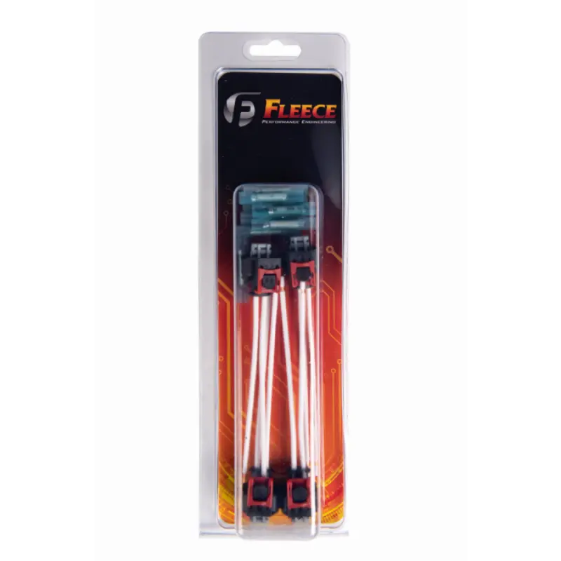 Fleece Performance Fuel Injector Connector Kit With Pigtail For 2017–2022 Gm 2500/3500 Duramax (4-Pack) 1