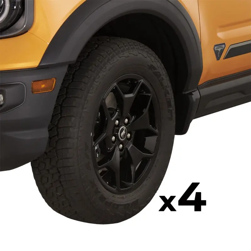 Ford Racing 17-Inch Gloss Black Wheel Kit For 2021–2022 Bronco Sport 1