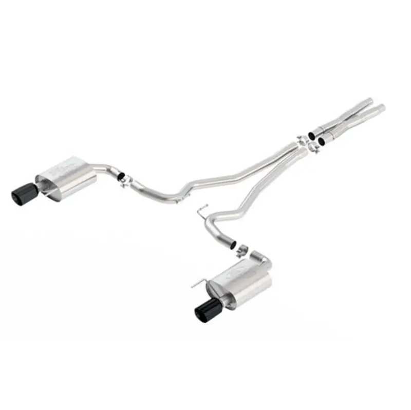 Ford Racing Cat-Back Exhaust System For 2015 Mustang 5.0L – Black Chrome Finish 1
