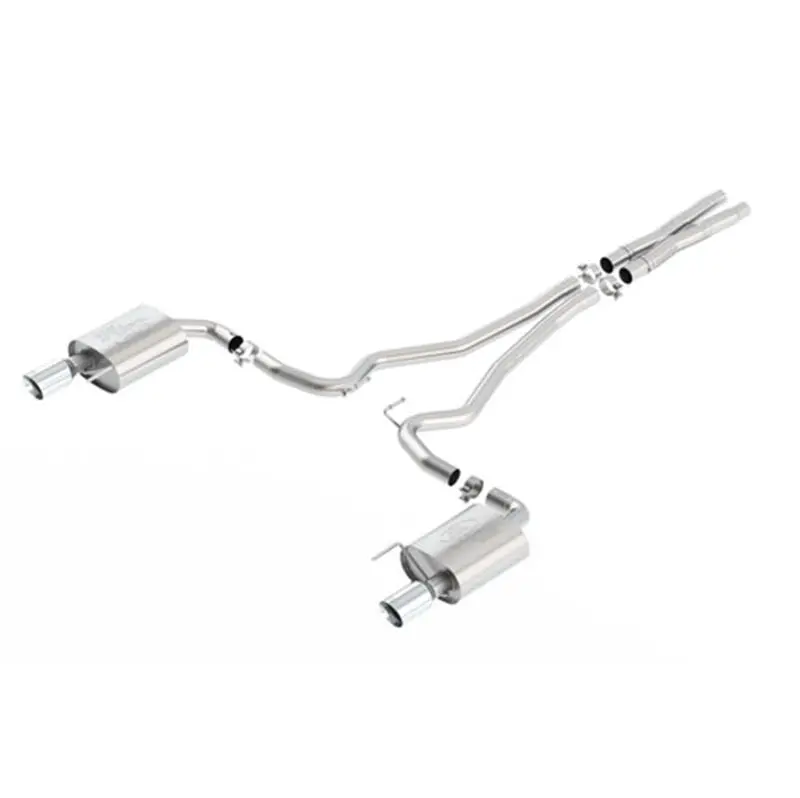 Ford Racing Chrome Cat-Back Exhaust System For 2015 Mustang 5.0L – Sport Tuned (No Drop Ship) 1