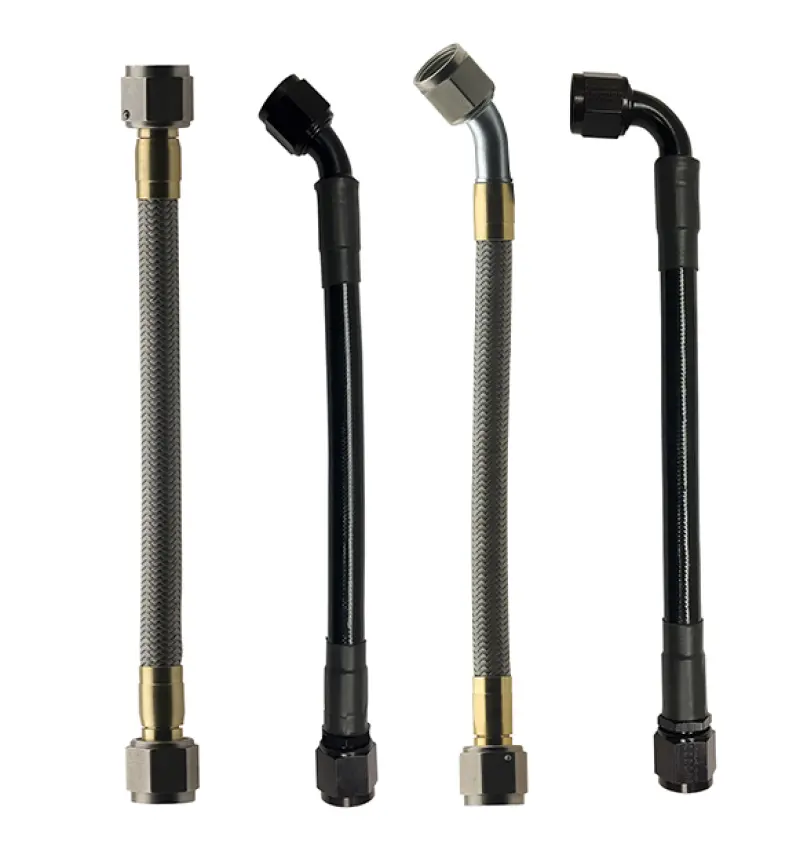 Fragola -6An Aluminum Straight-To-Straight Hose Assembly, 16-Inch Length With Aluminum Nut 1