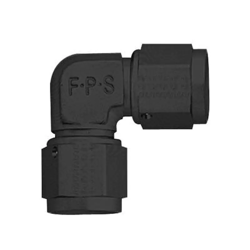 Fragola -8An Female Coupler Fitting – Tube-Style, Black Anodized Aluminum 1