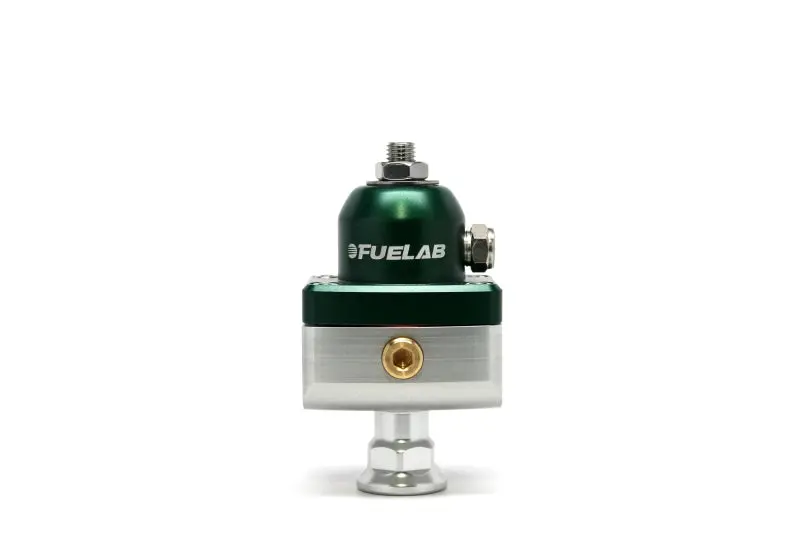 Fuelab 575 Carb Adjustable Mini Fpr Blocking 4-12 Psi (1) -6An In (2) -6An Out - Green 1