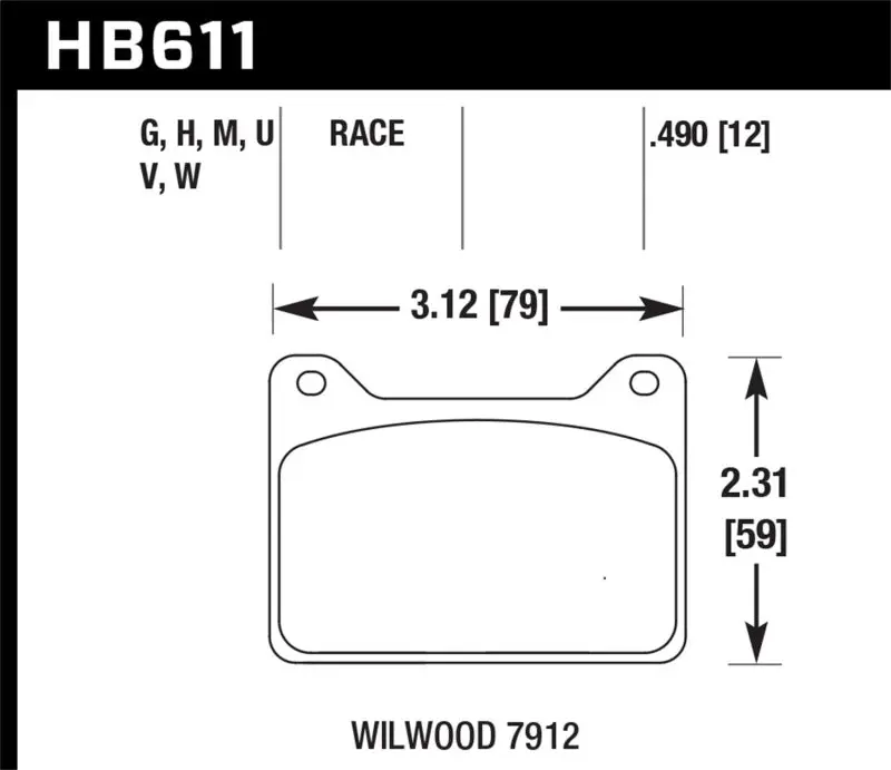 Hawk Willwood Dtc-70 Race Brake Pads – High-Temperature Track Compound For Competition Use 1