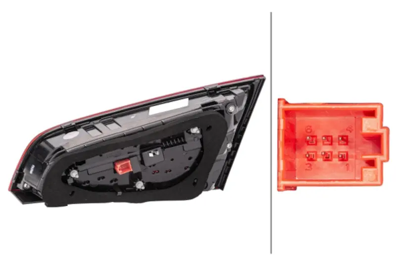 Hella Left Tail Light Assembly For 2017–2018 Audi A3 1