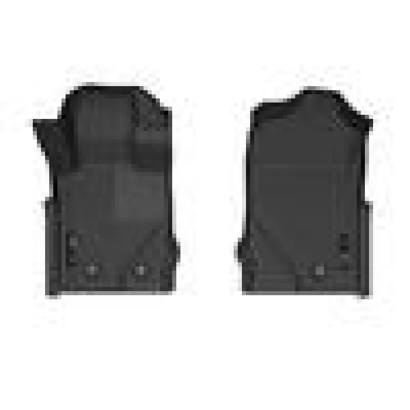 Husky Liners X-Act Front Floor Liners – Custom Trim, Black Texture, Fit 2021–2022 Ford Bronco 2- And 4-Door Models 1