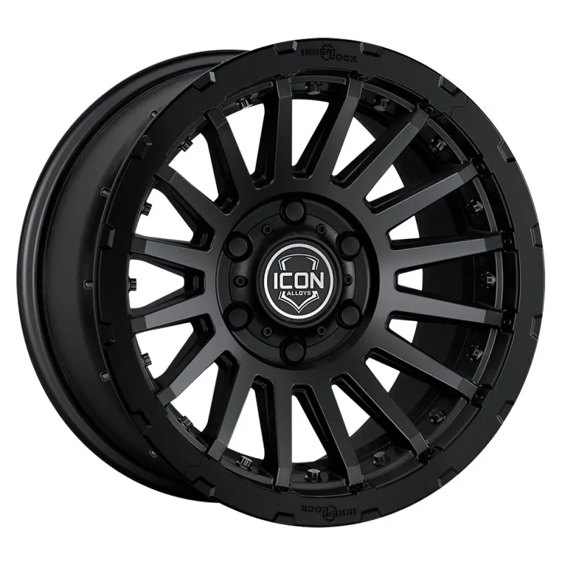 Icon Recon Pro Forged Aluminum Wheel – 17X8.5", 6X5.5", Zero Offset, 4.75" Backspace, 106.1Mm Center Bore, Satin Black 1