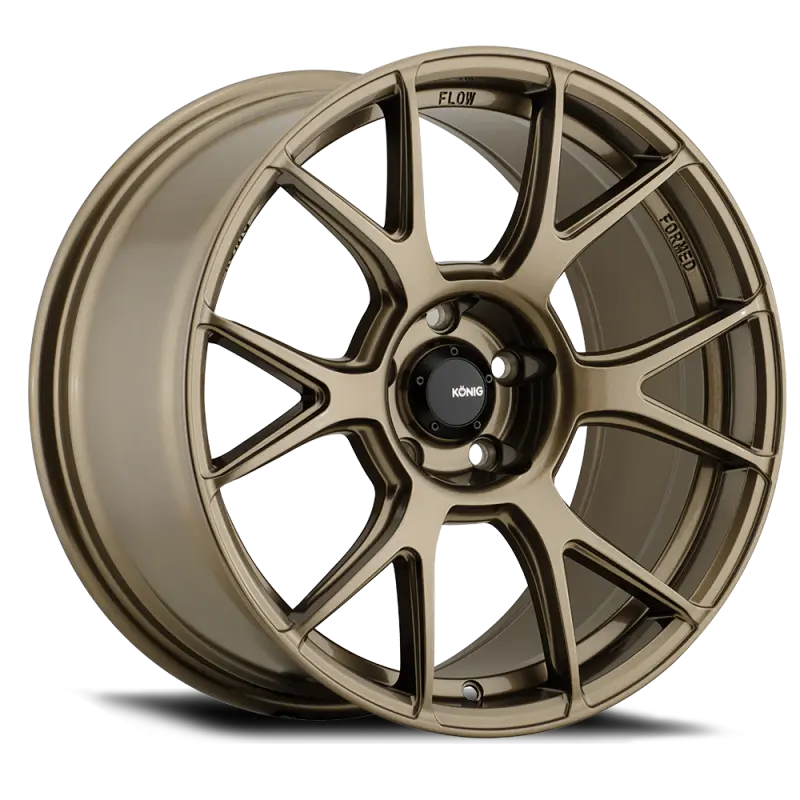 Konig Ampliform Gloss Bronze Alloy Wheels — 19X8.5", 5X114.3, Et30 1