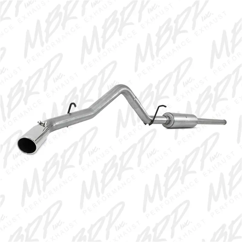 Mbrp Aluminum Cat-Back Exhaust For 2014 Chevrolet/Gmc 1500 Silverado/Sierra – 3" Single-Side Exit, Fits 4.3L V6 & 5.3L V8 1