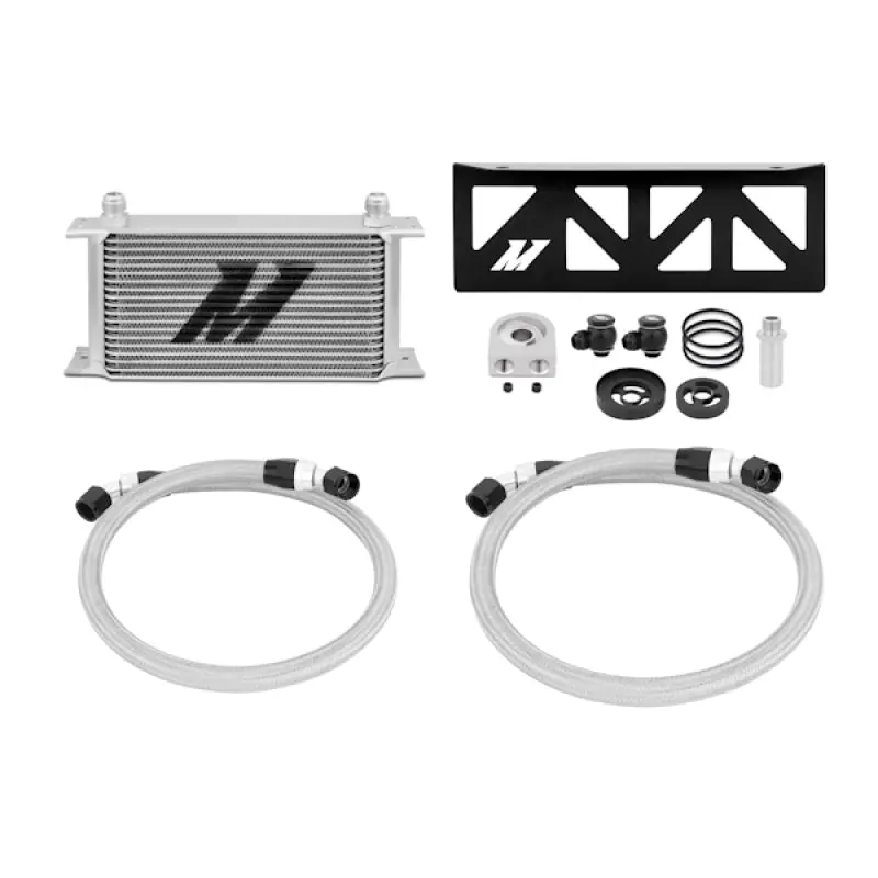 Mishimoto Oil Cooler Kit For 2013+ Subaru Brz & Scion Fr-S – Silver Anodized Aluminum System 1