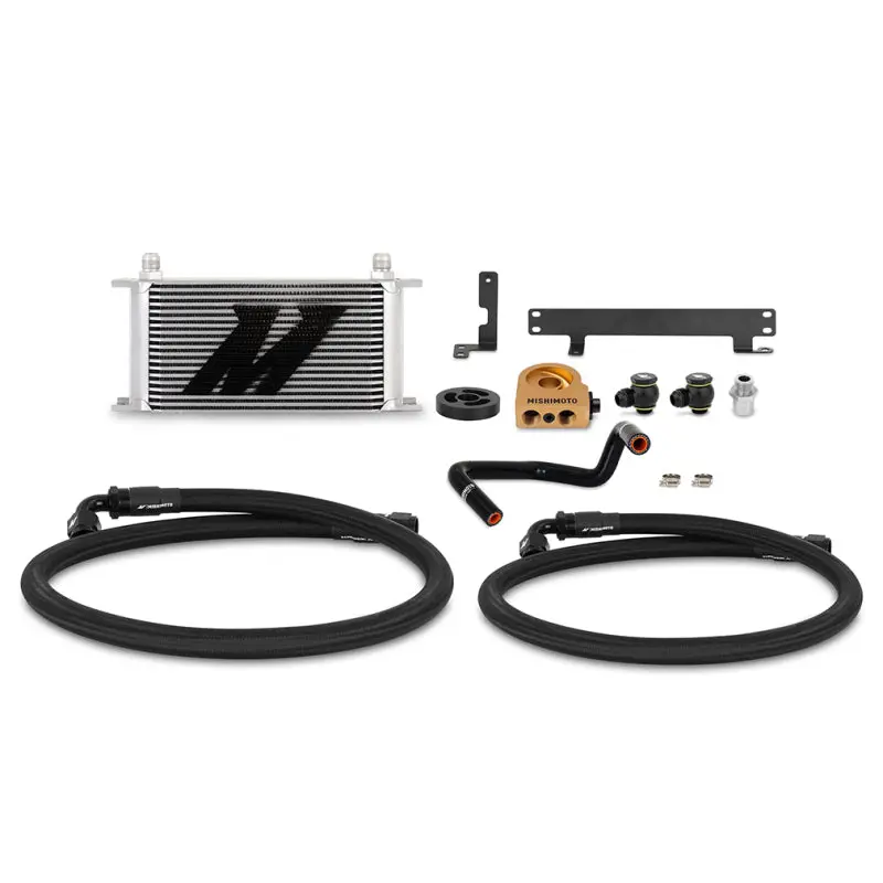 Mishimoto Thermostatic Oil Cooler Kit In Silver For 2022+ Subaru Wrx 1