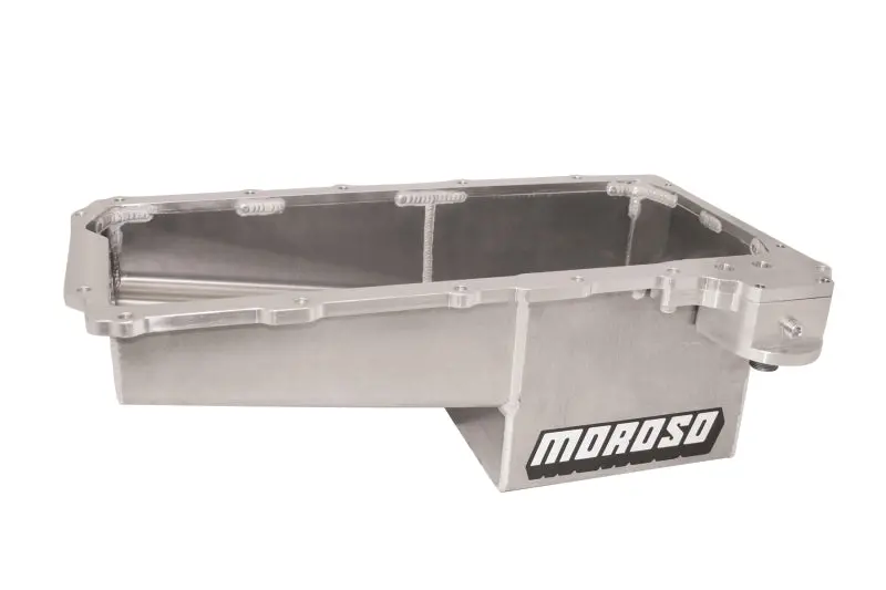 Moroso Aluminum Wet Sump Oil Pan For Gm Ls Engines And 2016+ Copo Camaro – 7-Quart Capacity, Rear-Sump Design With -16An Pickup 1