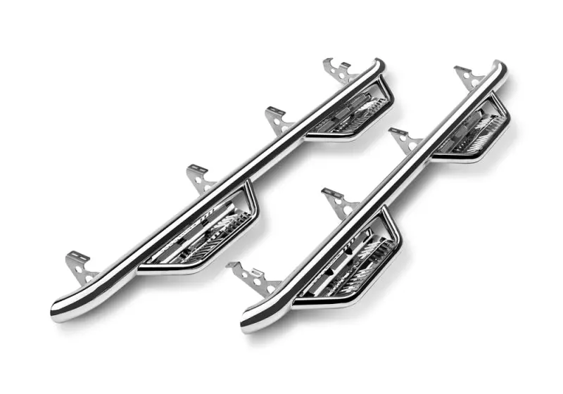 N-Fab Podium Stainless Steel Running Boards – 2015–2016 Chevy/Gmc 2500/3500 Crew Cab 1