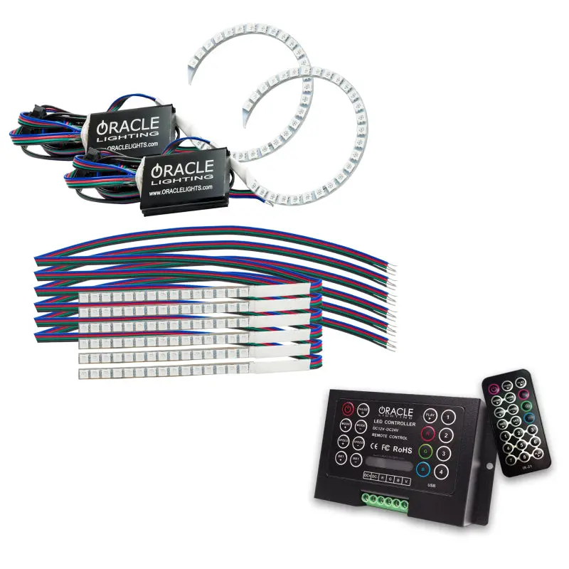 Oracle Colorshift Drl And Halo Lighting Upgrade Kit For 2018–2021 Ford Mustang – Includes Warranty 1
